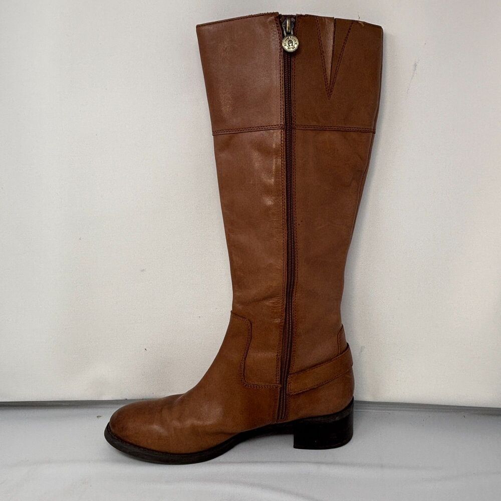Vintage Etienne Aigner Women's Riding Boots E-Chip Brown Size 9M - Picture 2 of 16
